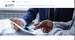 Desktop Screenshot of acosta-asesores.com